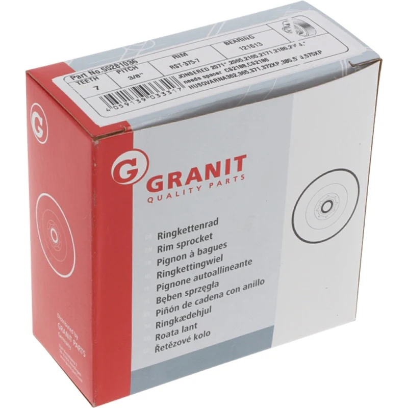 GRANIT ENDURANCE CUT Ringkettenrad 3/8" 7Z – 503 93 24-71