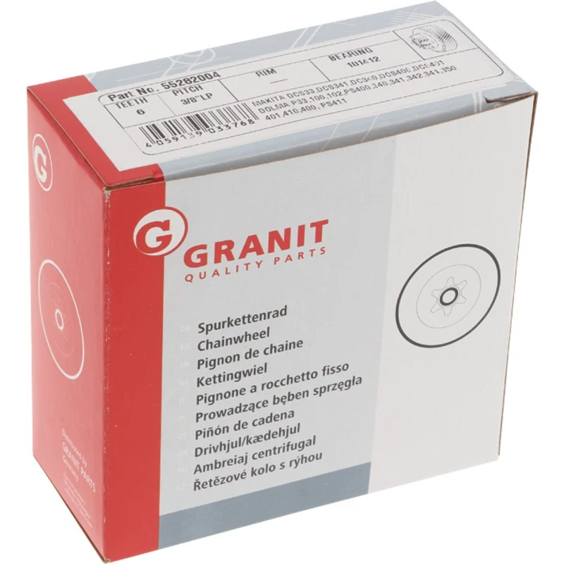 GRANIT ENDURANCE CUT Spurkettenrad 3/8" 6Z – 205 223 101