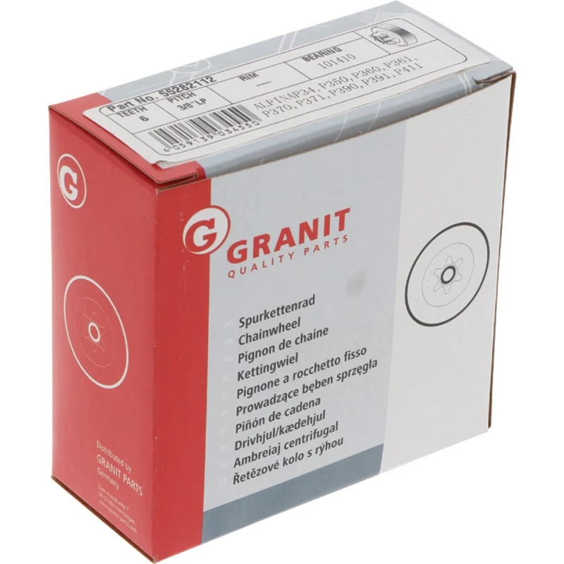 GRANIT ENDURANCE CUT Spurkettenrad 3/8" 6Z Gewicht 96 g