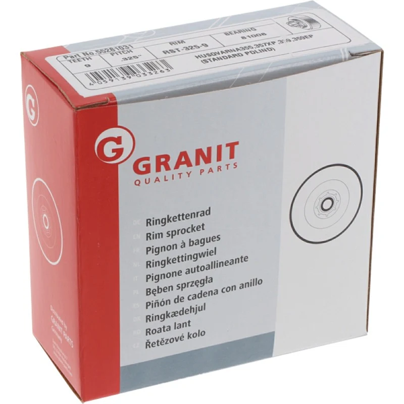 GRANIT ENDURANCE CUT Ringkettenrad.325" 9Z – 503 98 00-71