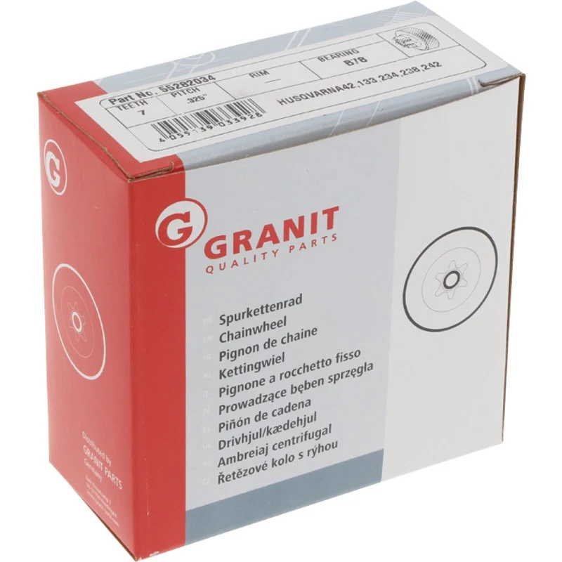 GRANIT ENDURANCE CUT Spurkettenrad.325" 7Z Gewicht 122 g