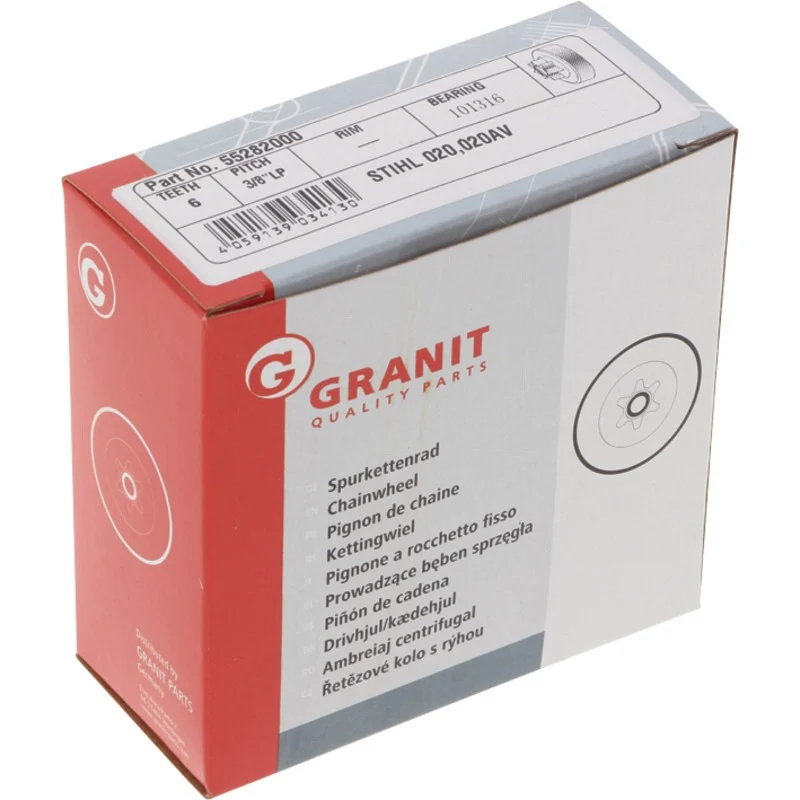 GRANIT ENDURANCE CUT Spurkettenrad 3/8" 6Z – 1114 640 2001