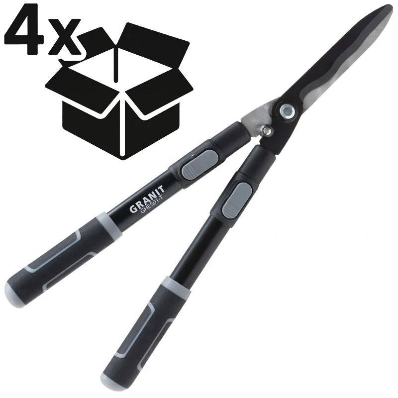 GRANIT BLACK EDITION VPE4 Teleskop Heckenschere – 615 - 780 mm