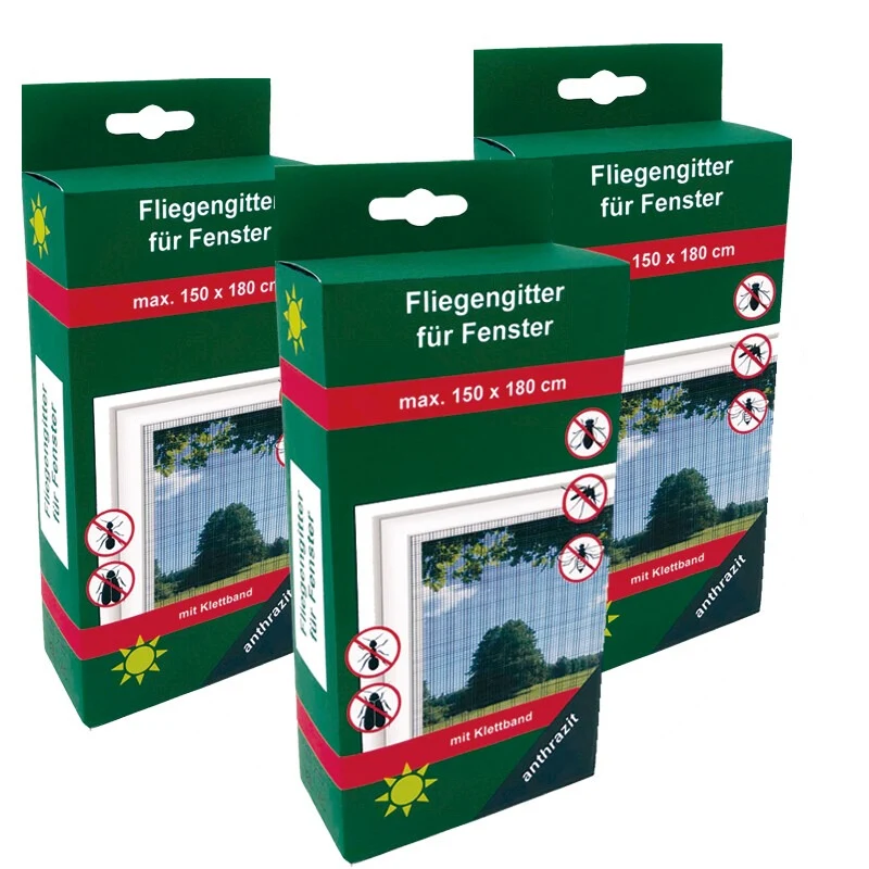 GRANIT Fliegengitter Set (VPE 3) – 180 cm