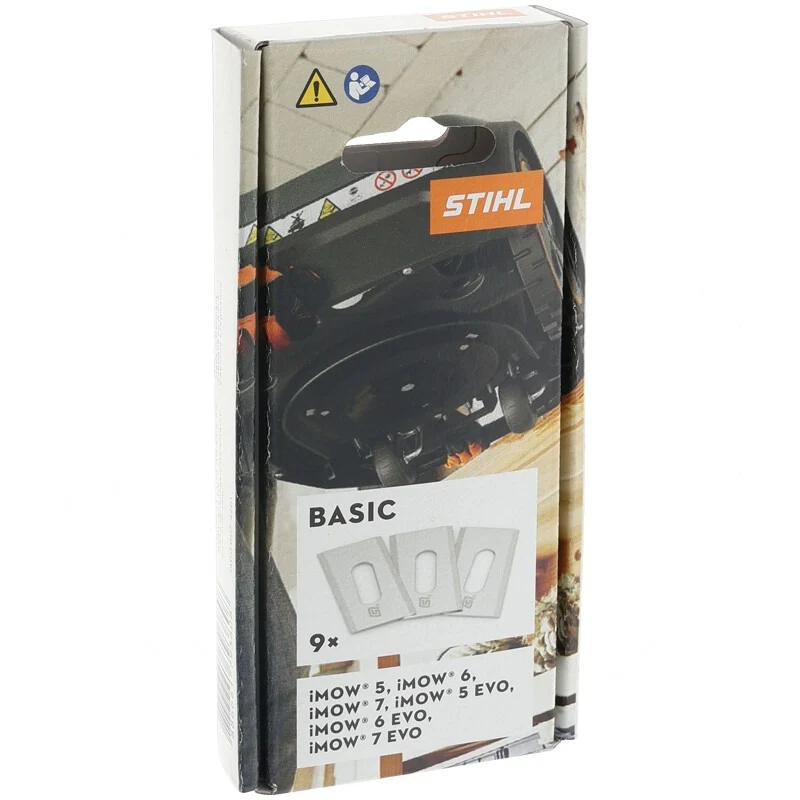 STIHL Messerklingensatz passend für für alle STIHL iMOW® Modelle mit Disc-Cut-System – 35 mm